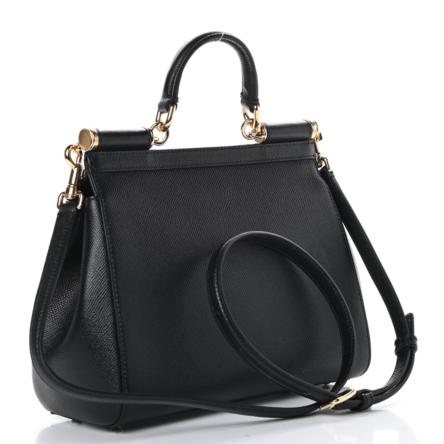 Dolce & Gabbana Dauphine Medium Miss Sicily Satchel Black 3 of 11