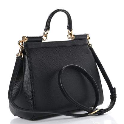 Dolce & Gabbana Dauphine Medium Miss Sicily Satchel Black 3 of 11