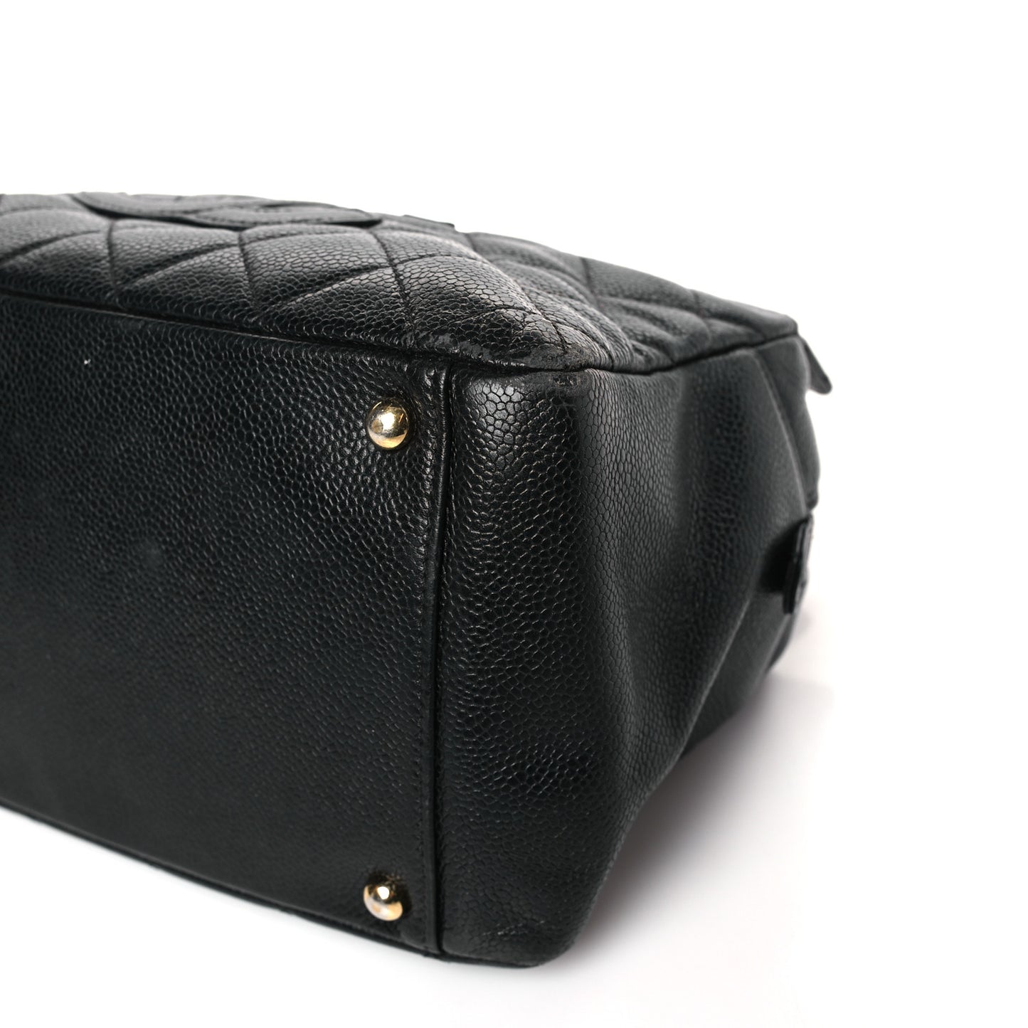 Caviar Quilted Petit Timeless Tote PTT Black