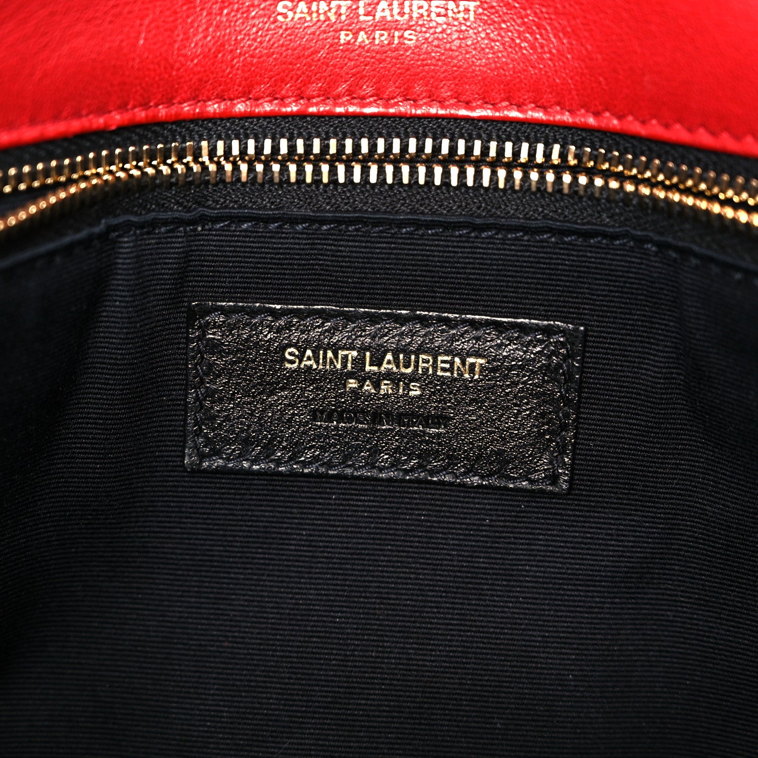 Saint Laurent Lambskin Matelasse Monogram Medium Niki Chain Satchel Rouge Eros 6 of 11