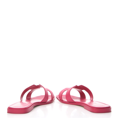Hermes Epsom Oran Sandals 39 Rouge Azalee 5 of 18