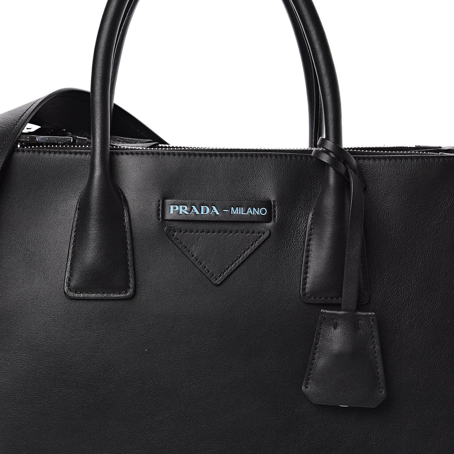 Calfskin Concept Top Handle Bag Black