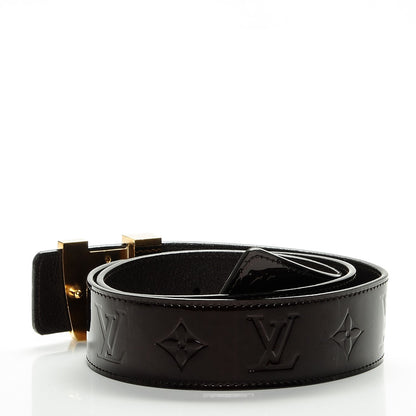 Louis Vuitton Vernis LV Facettes Belt 85 34 Amarante 3 of 5