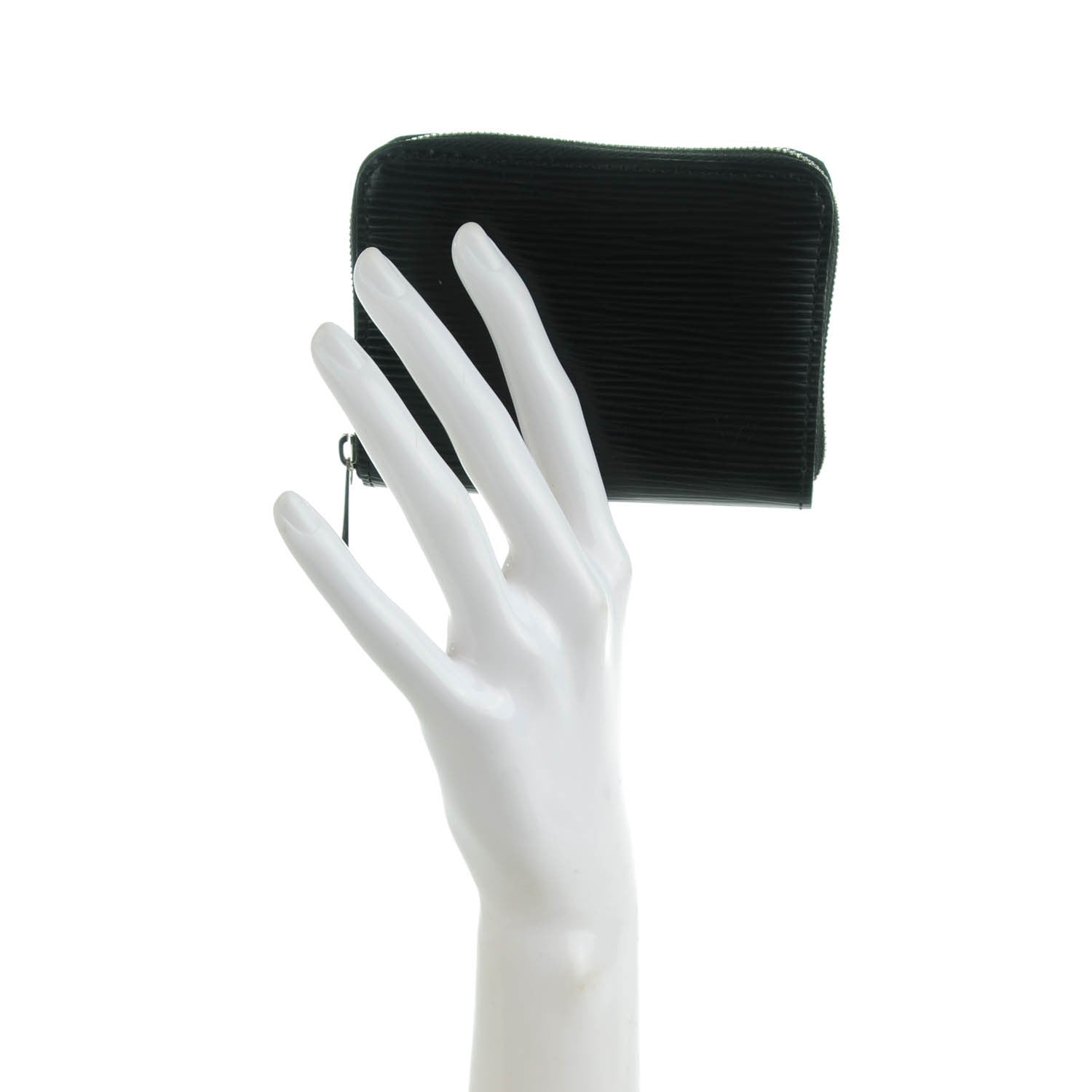 Louis Vuitton Epi Zippy Coin Purse Black 2 of 7