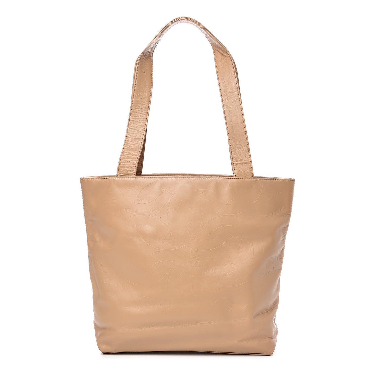 Lambskin CC Tote Beige