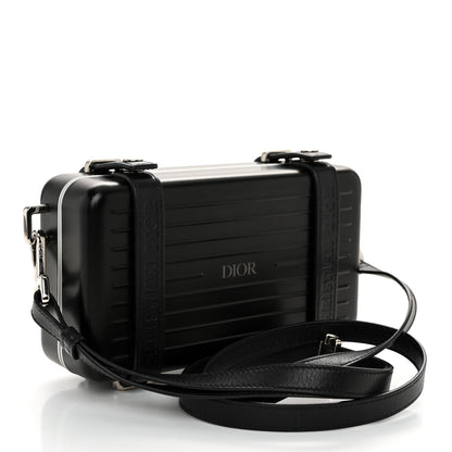 Christian Dior X RIMOWA Aluminum Personal Clutch On Strap Black 3 of 11