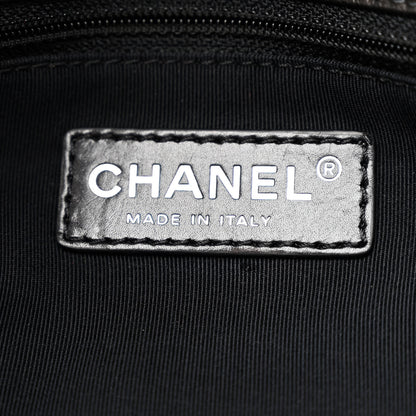 Chanel Metallic Calfskin Quilted Medium Chain Me Flap Grey 6 of 10