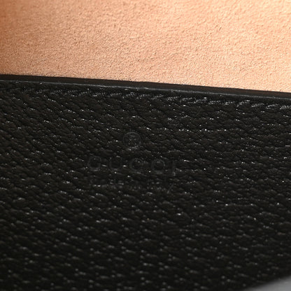 Gucci Textured Dollar Calfskin Web Small Diana Tote Bag Black Dusty Grey 6 of 11