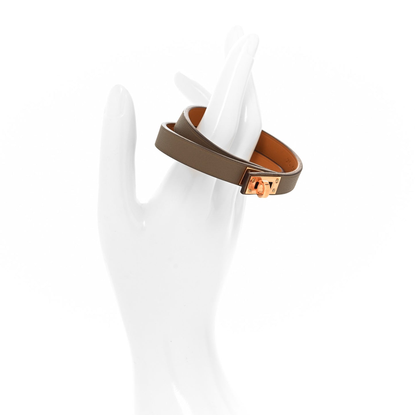 Swift Kelly Double Tour Bracelet T3 Etain