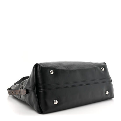 Louis Vuitton Lambskin CarryAll Vibe MM Black 5 of 10