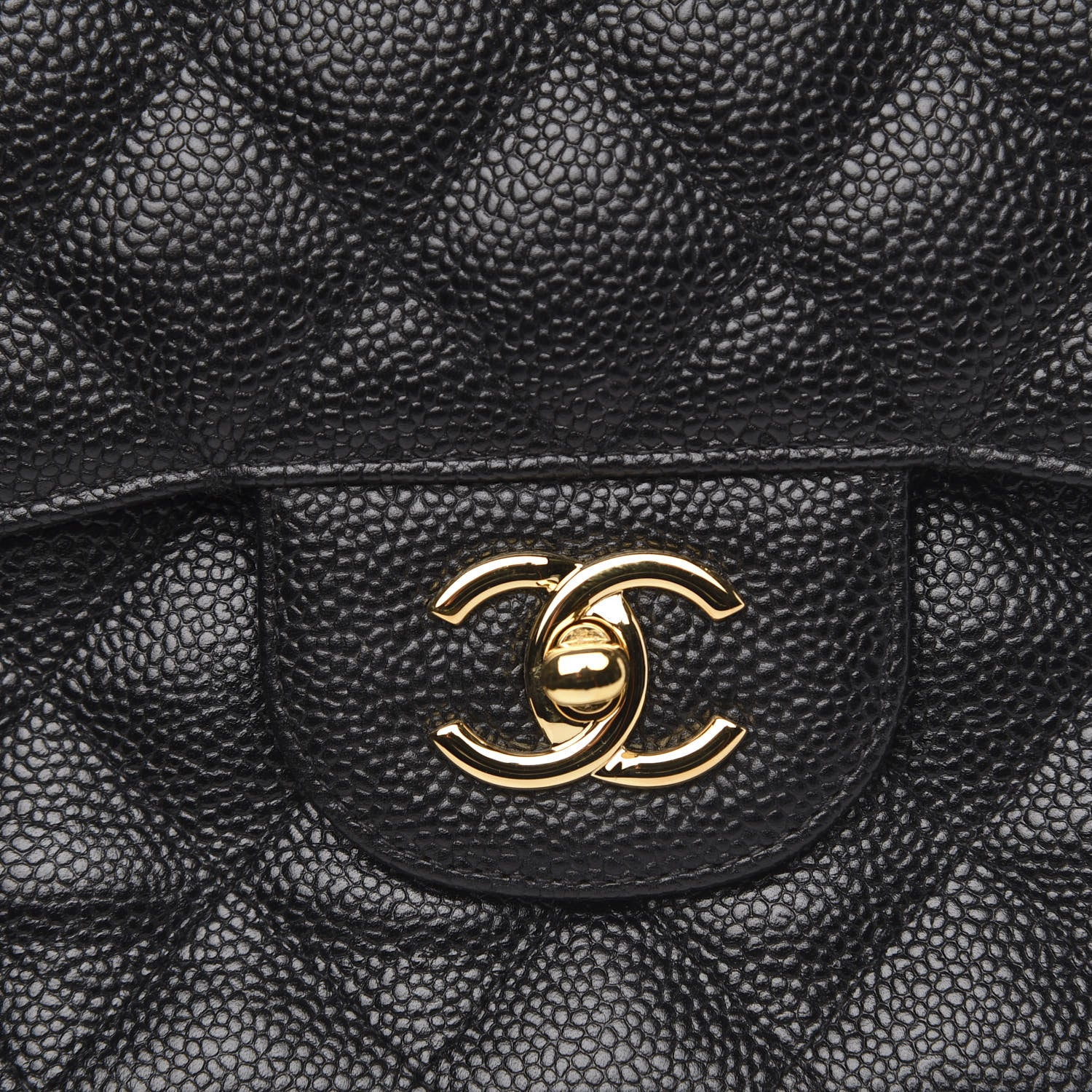 Chanel Caviar Quilted Jumbo Double Flap Black 8 of 14