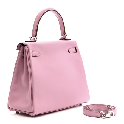 Hermes Swift Kelly Retourne 25 Mauve Sylvestre 3 of 10