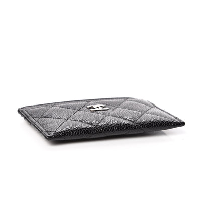 Chanel Caviar Quilted Card Holder Black 4 of 10