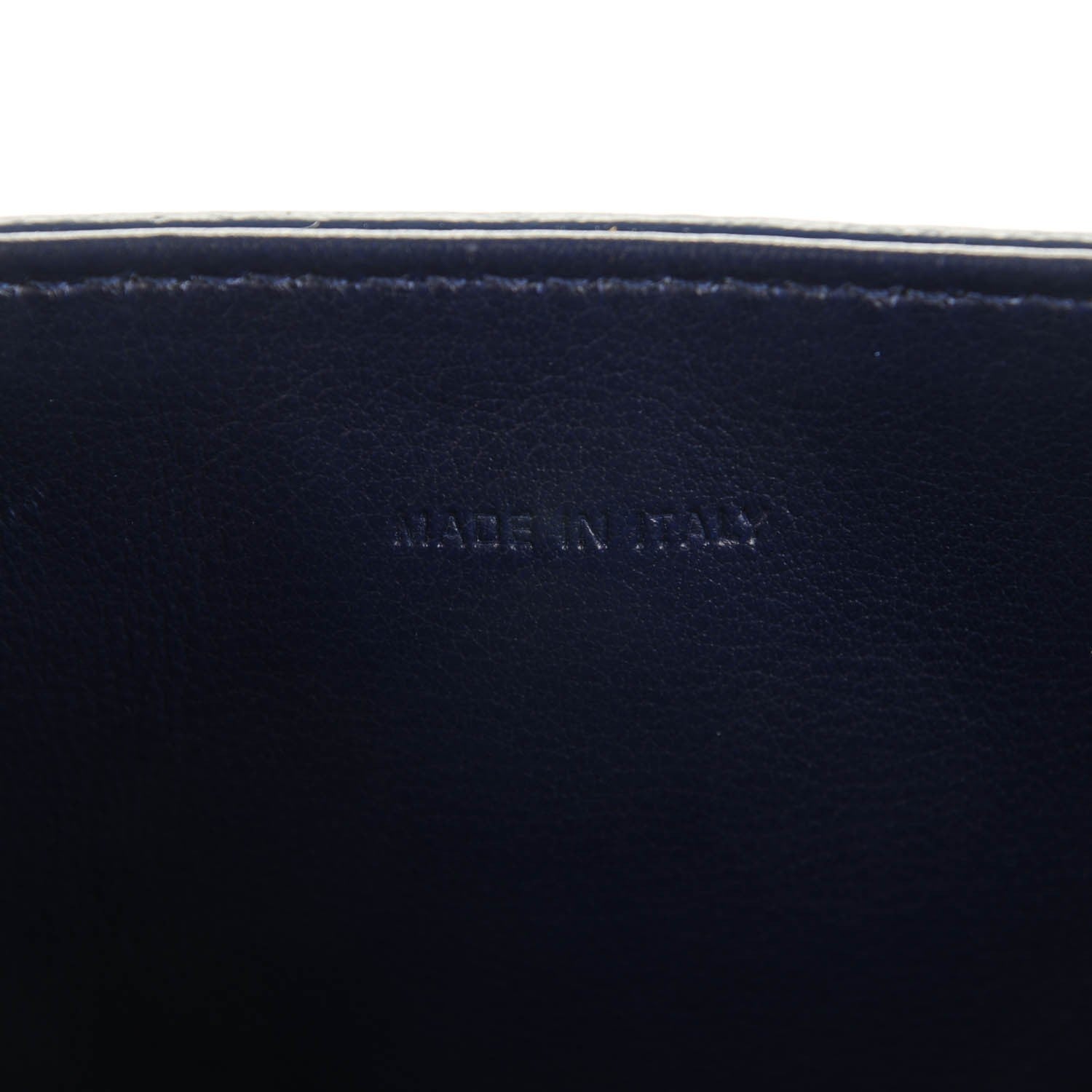 Christian Dior Bullcalf Medium Diorever Flap Navy 7 of 7