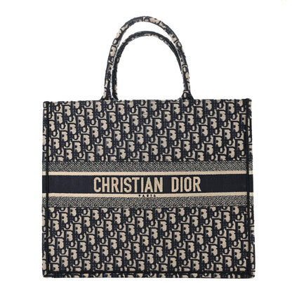 Christian Dior Oblique Book Tote Blue Multicolor 1 of 12