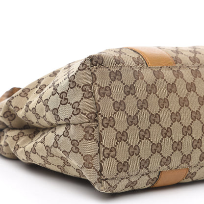 Gucci Monogram Medium Bamboo Bar Tote Yellow 8 of 11