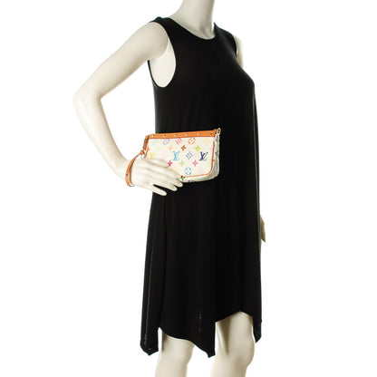 Louis Vuitton Monogram Multicolor Pochette Accessories White 2 of 8
