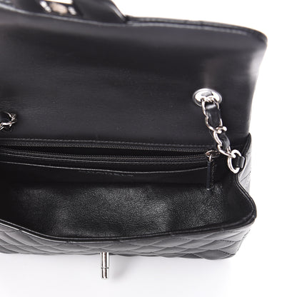Chanel Lambskin Quilted Mini Rectangular Flap Black 4 of 8