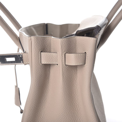 Hermes Togo Birkin 30 Gris Tourterelle 12 of 37
