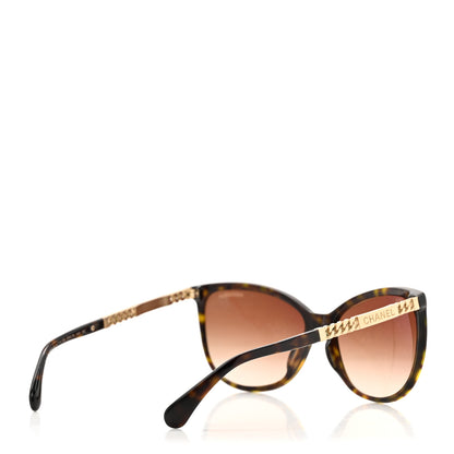 Chanel Chain Sunglasses 5352 Dark Tortoise 4 of 8