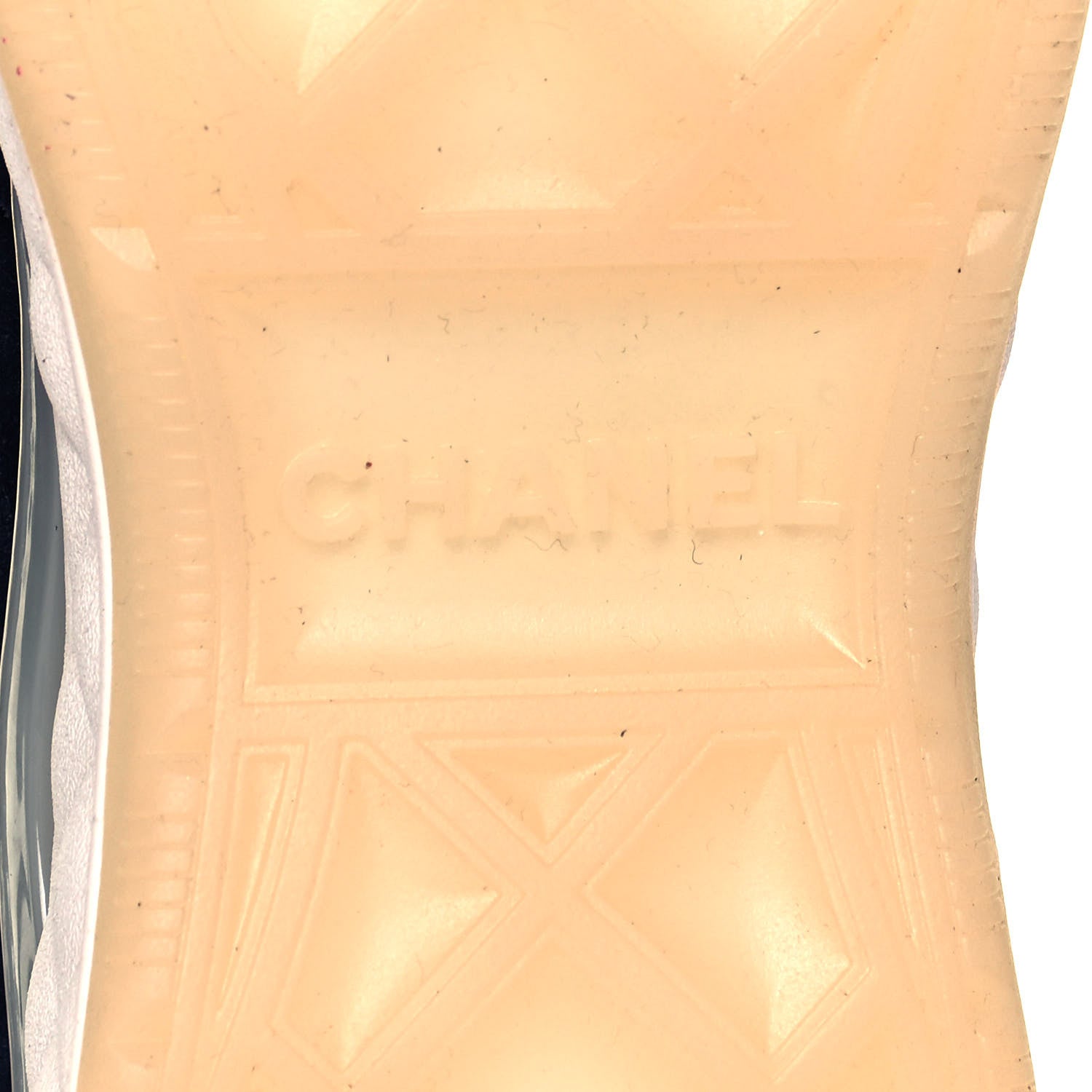 Chanel Velvet Calfskin Mixed Fibers CC Sneakers 39.5 Dark Pink Green 6 of 8