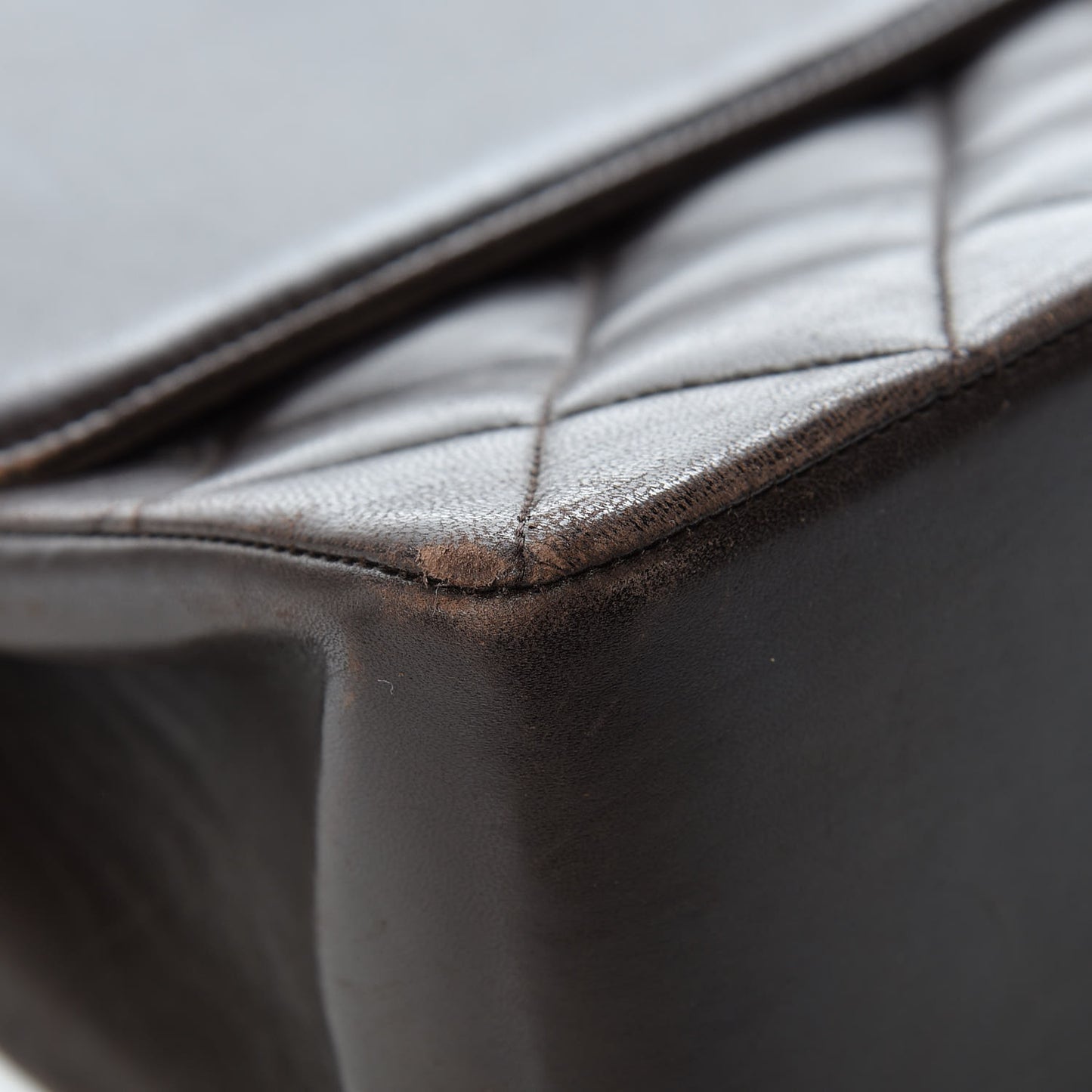 Lambskin XL Jumbo CC Single Flap Brown