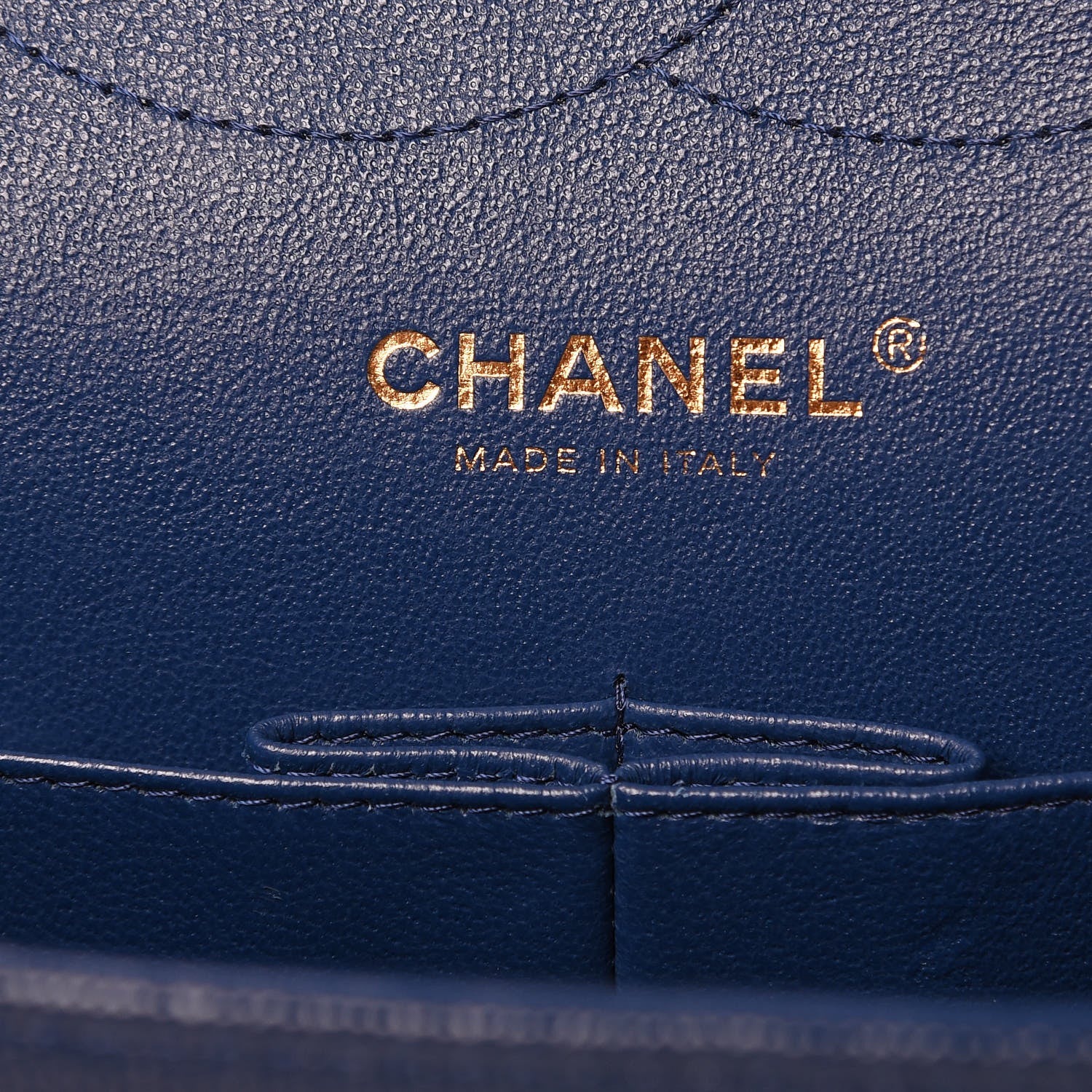 Chanel Caviar Quilted Jumbo Double Flap Navy 6 of 11