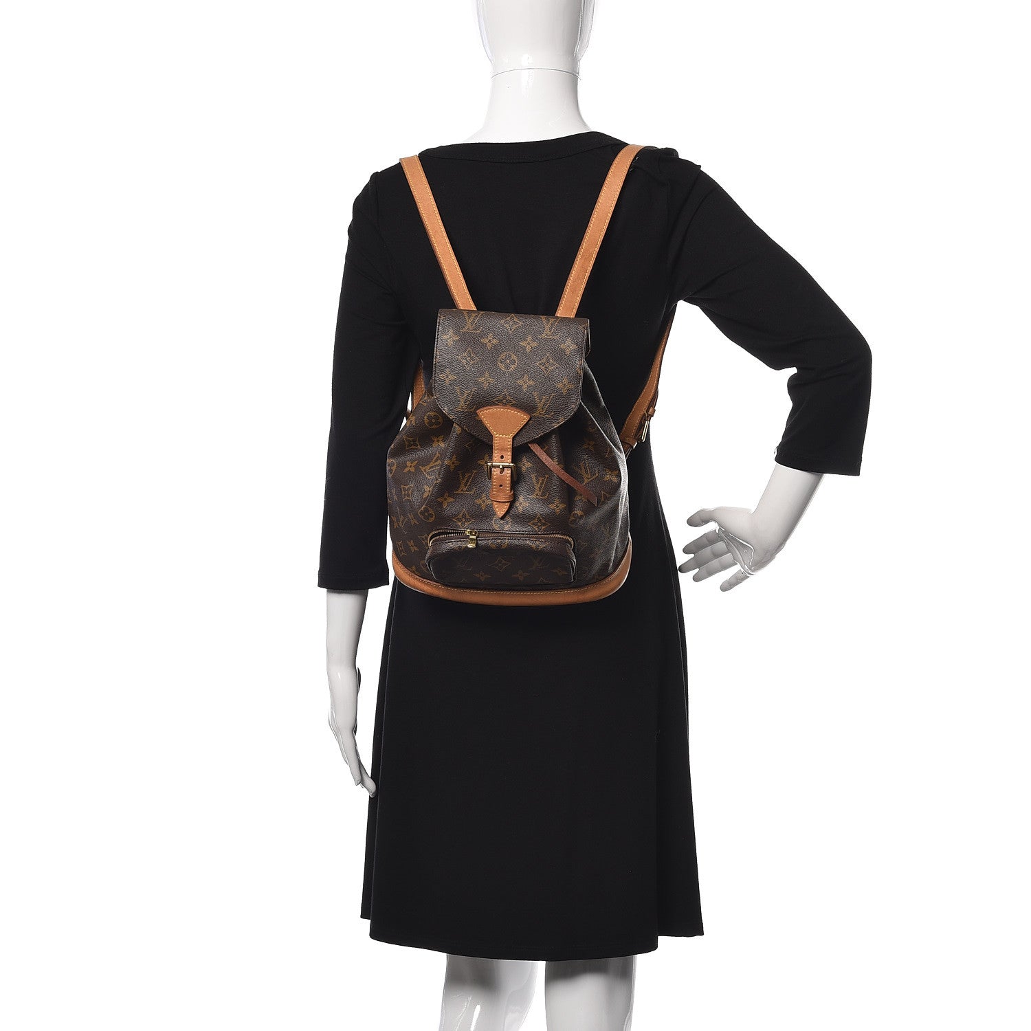 Louis Vuitton Monogram Montsouris MM Backpack 2 of 12
