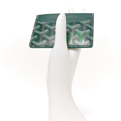 Goyard Goyardine Saint Sulpice Card Holder Green 2 of 7