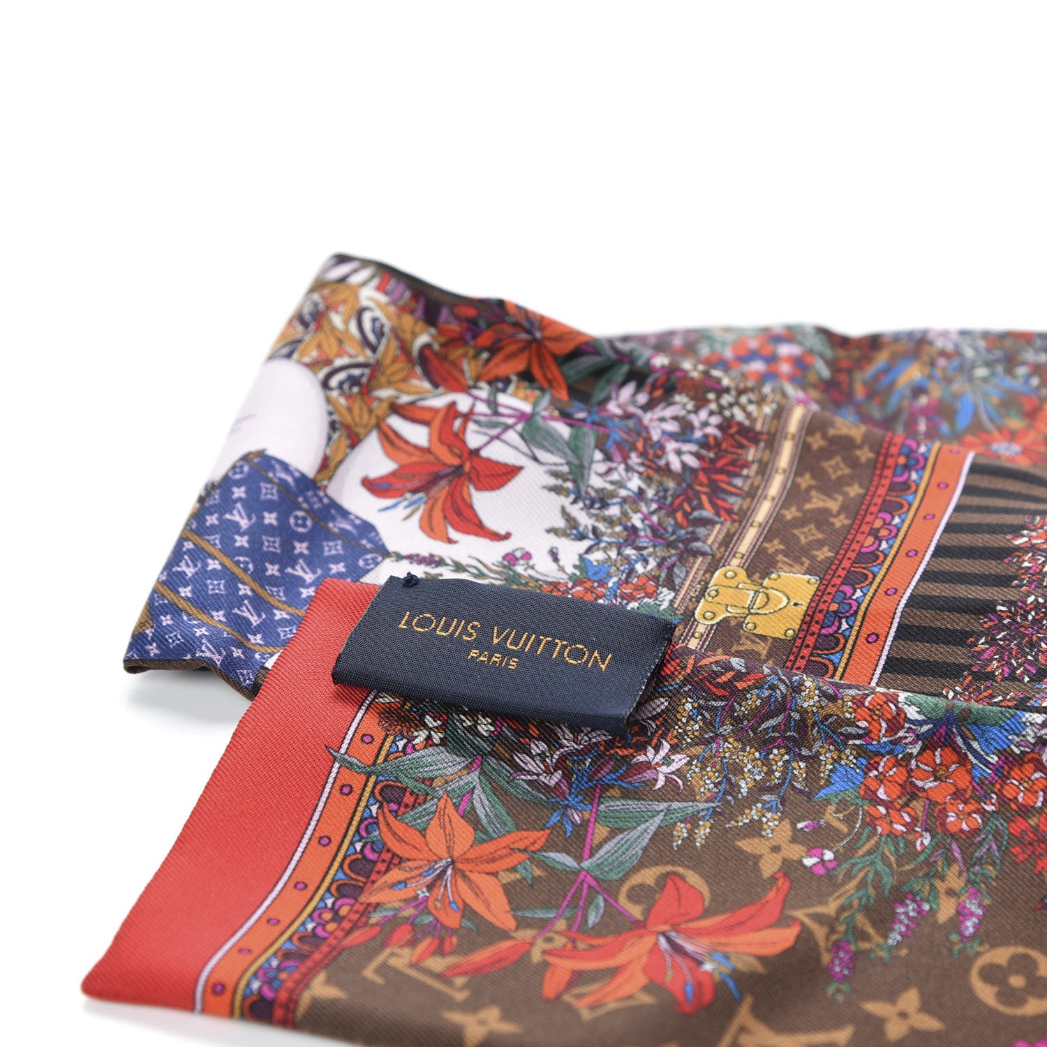 Louis Vuitton Silk Vuittonite Bandeau Brown 4 of 4