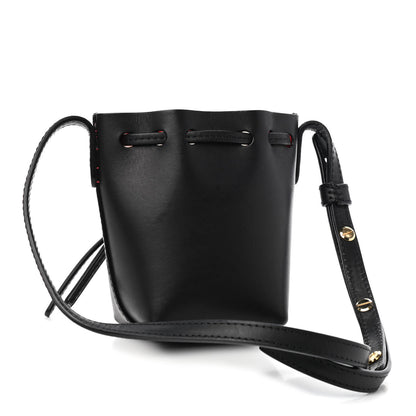 Mansur Gavriel Calfskin Baby Bucket Bag Black Flamma 3 of 9