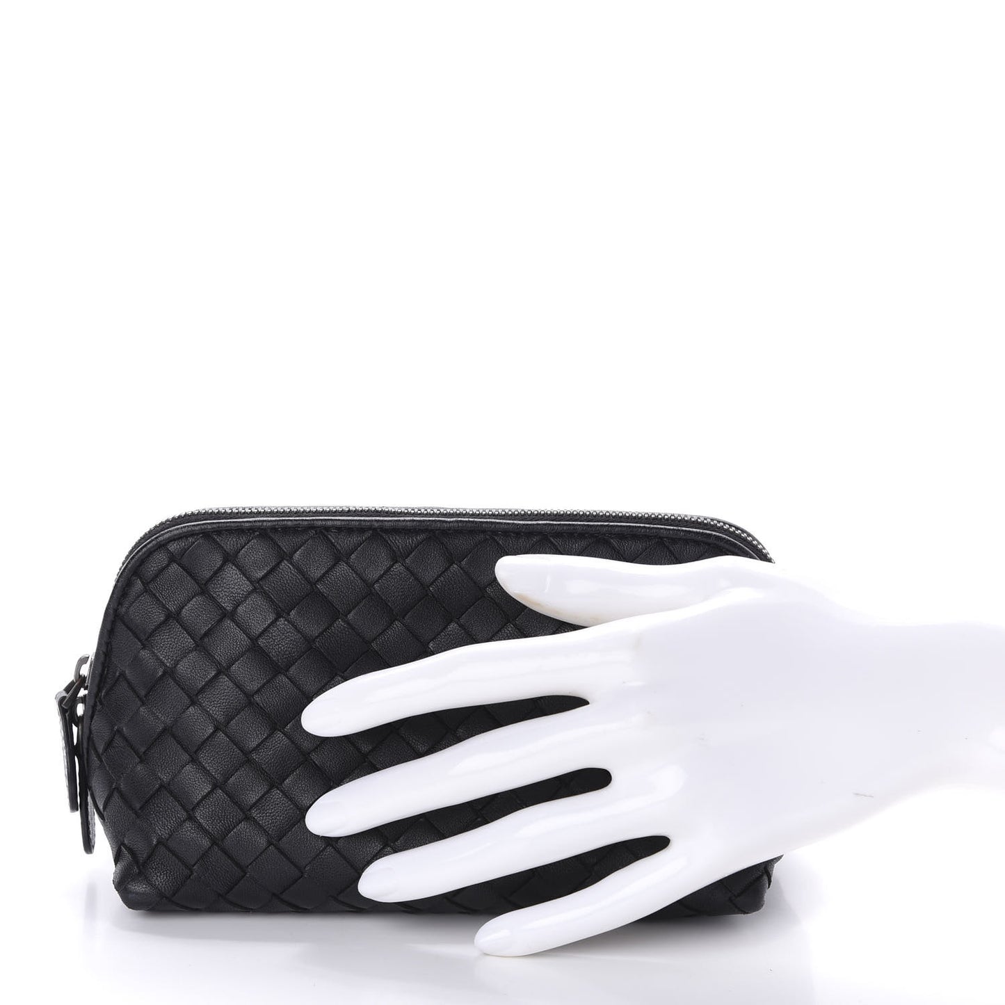 Nappa Intrecciato Cosmetic Case Black