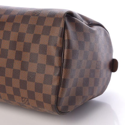 Louis Vuitton Damier Ebene Speedy 30 9 of 12