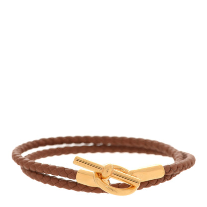 Hermes Swift Glenan Double Tour Bracelet T2 Gold 1 of 6