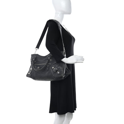 Balenciaga Agneau Giant 21 Silver Hardware Part Time Anthracite 2 of 15
