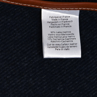 Hermes Merino Wool Cashmere Rocabar Poncho Gris 4 of 4