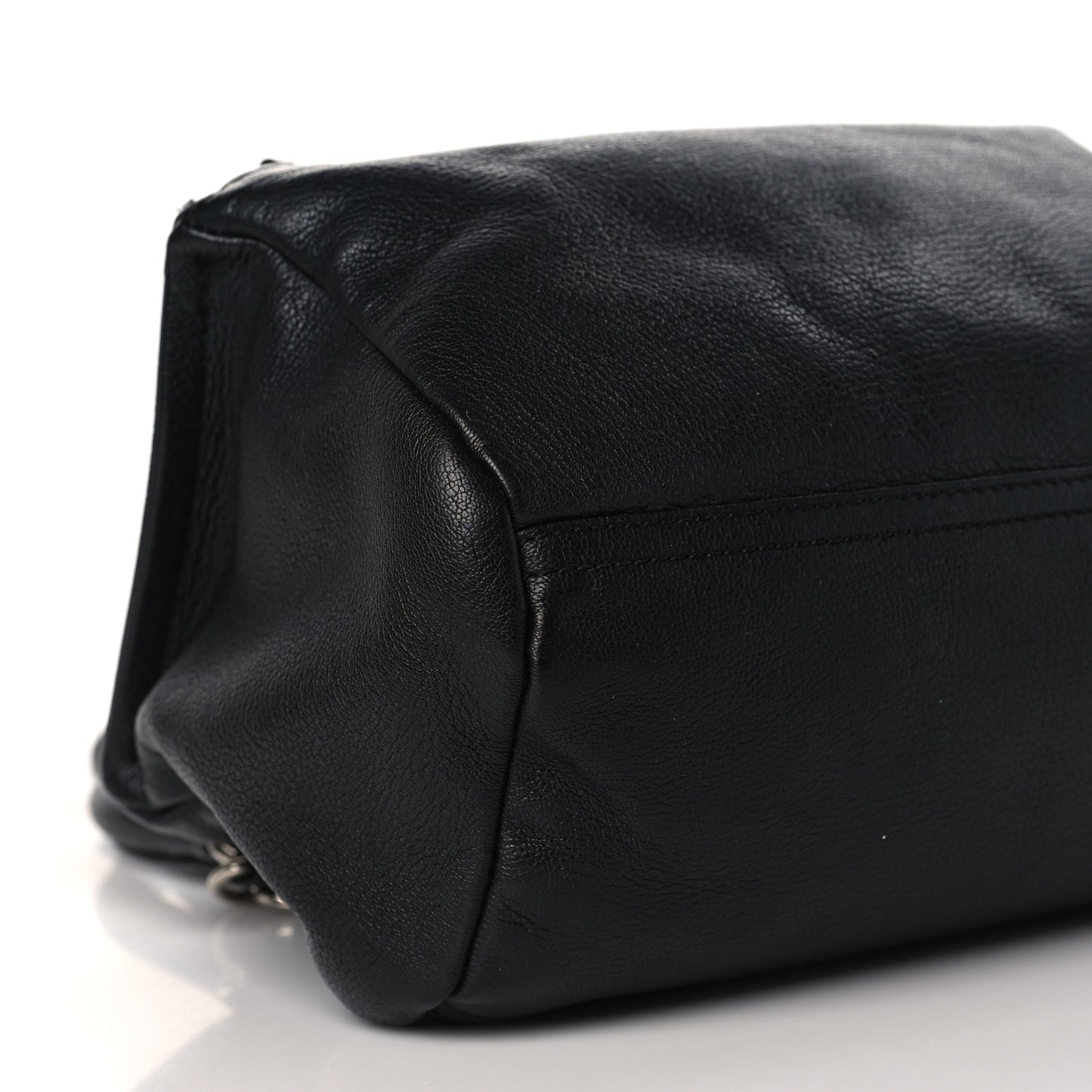 Sugar Goatskin Small Pandora Black