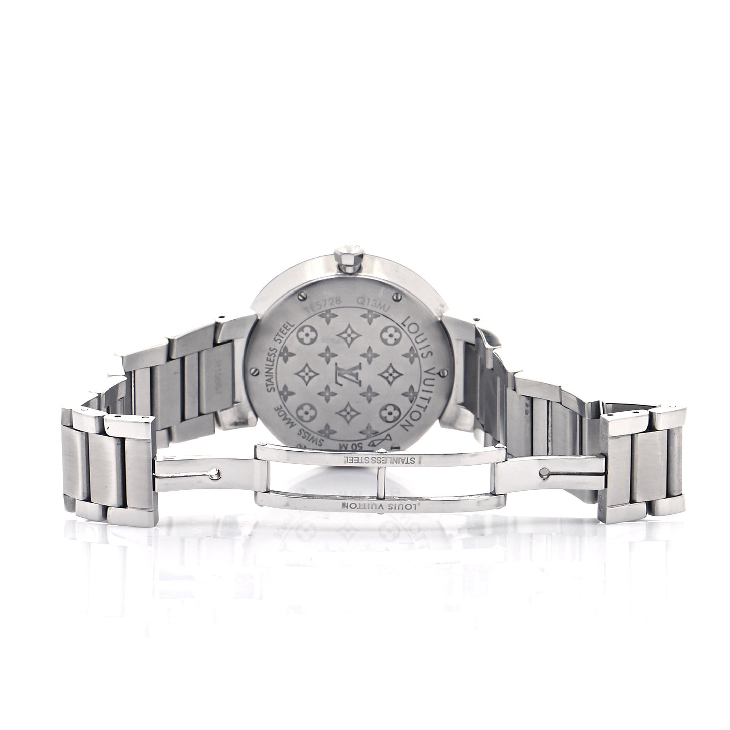 Stainless Steel Diamond 33mm Tambour Slim Quartz Watch
