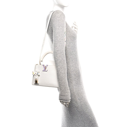 Louis Vuitton LV X TM Taurillon BB Capucines Blanc 2 of 9