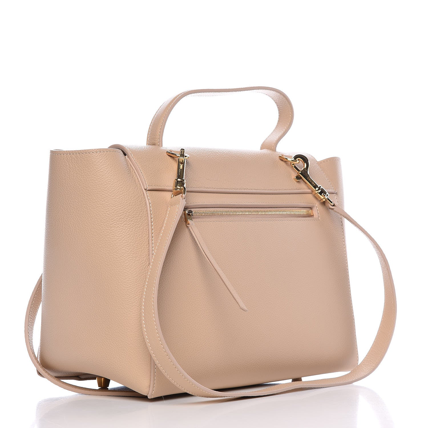 Celine Grained Calfskin Mini Belt Bag Light Taupe 4 of 19