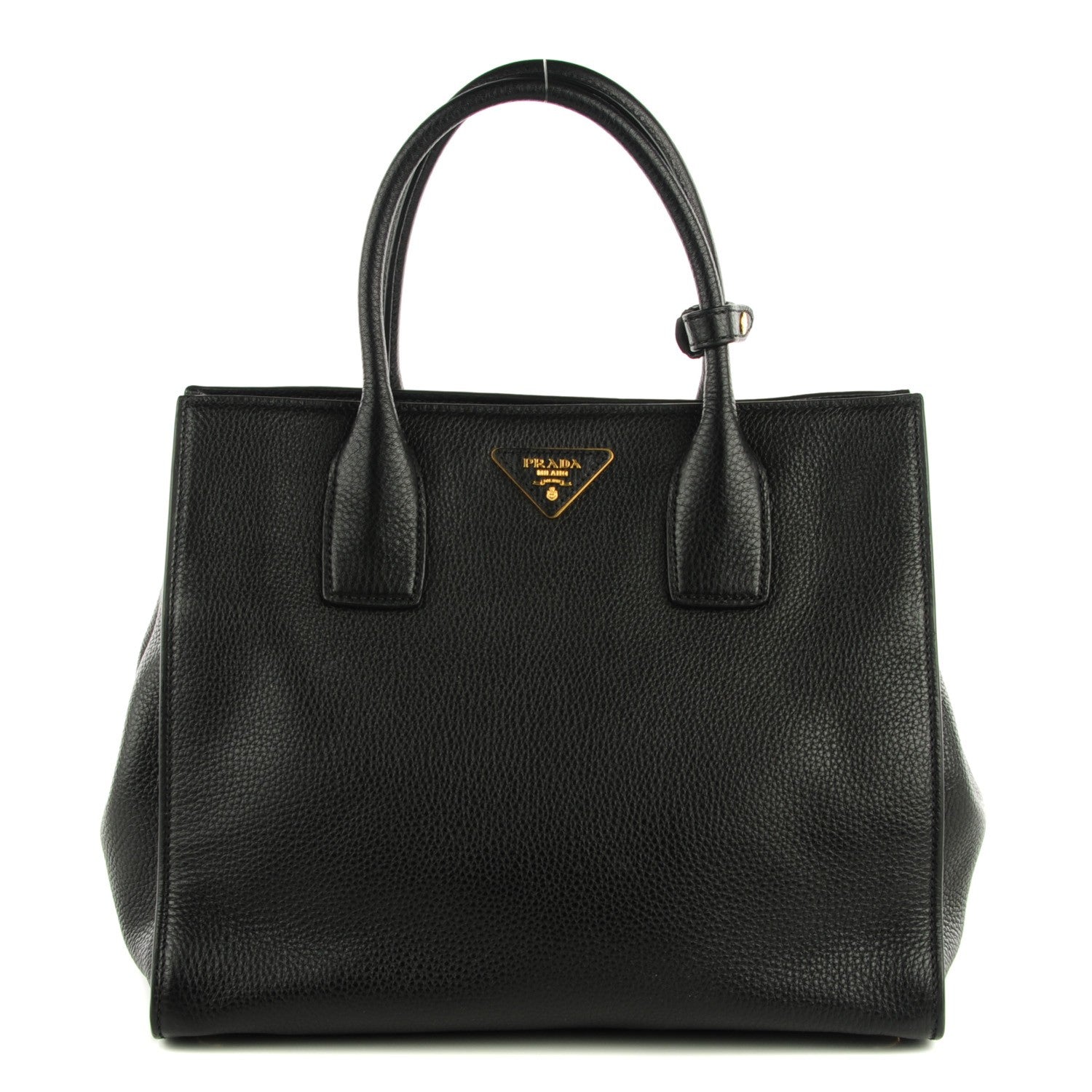 Prada Vitello Daino Tote Nero Black 1 of 7