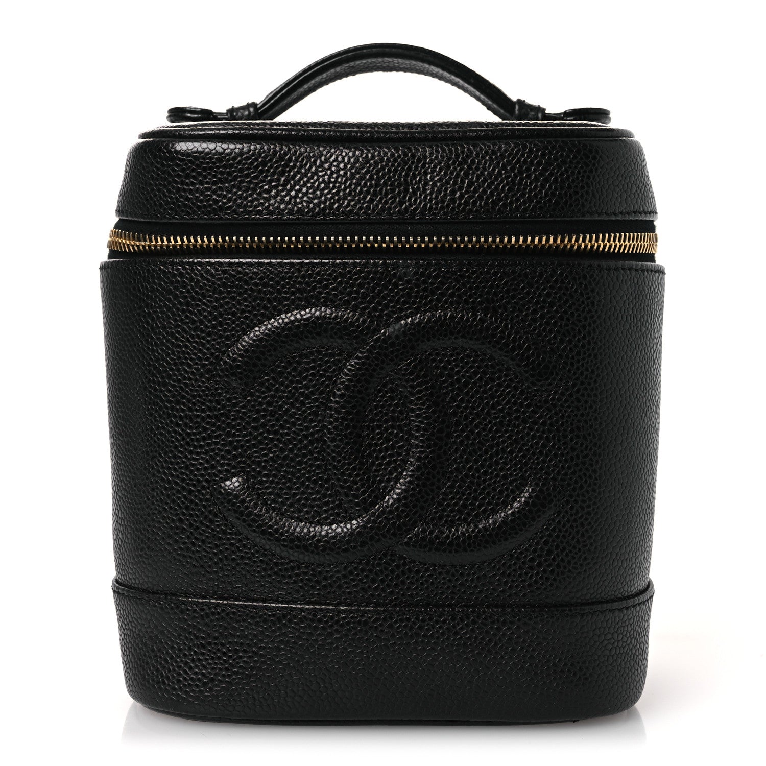 Chanel Caviar Vanity Cosmetic Case Black 1 of 14