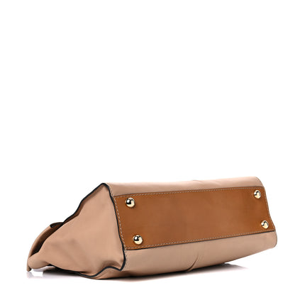 Valentino Garavani Nappa Large Aphrodite Bow Satchel Taupe 4 of 23