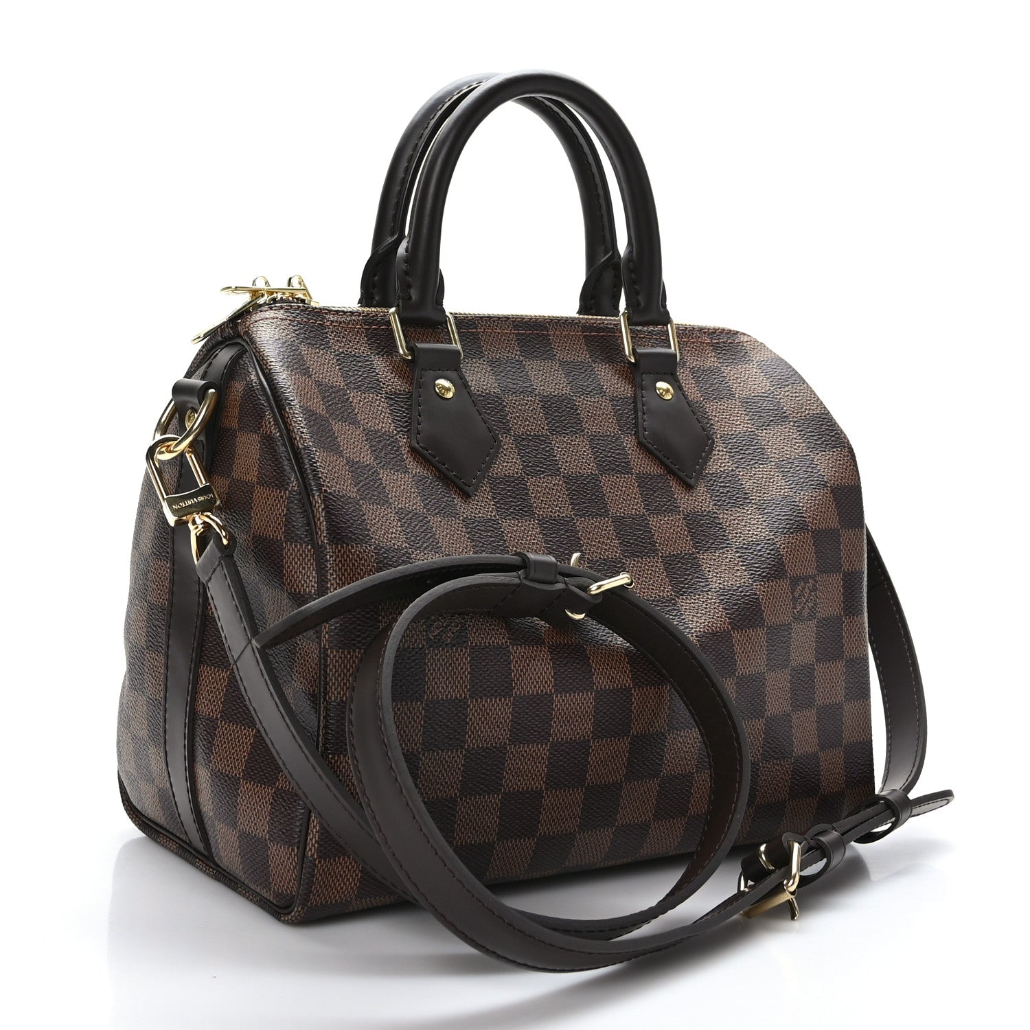 Louis Vuitton Damier Ebene Speedy Bandouliere 25 3 of 10