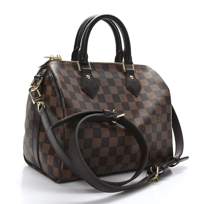 Louis Vuitton Damier Ebene Speedy Bandouliere 25 3 of 10