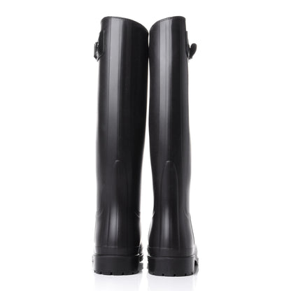 Saint Laurent Rubber Festival Rain Boots 39 Black 6 of 11