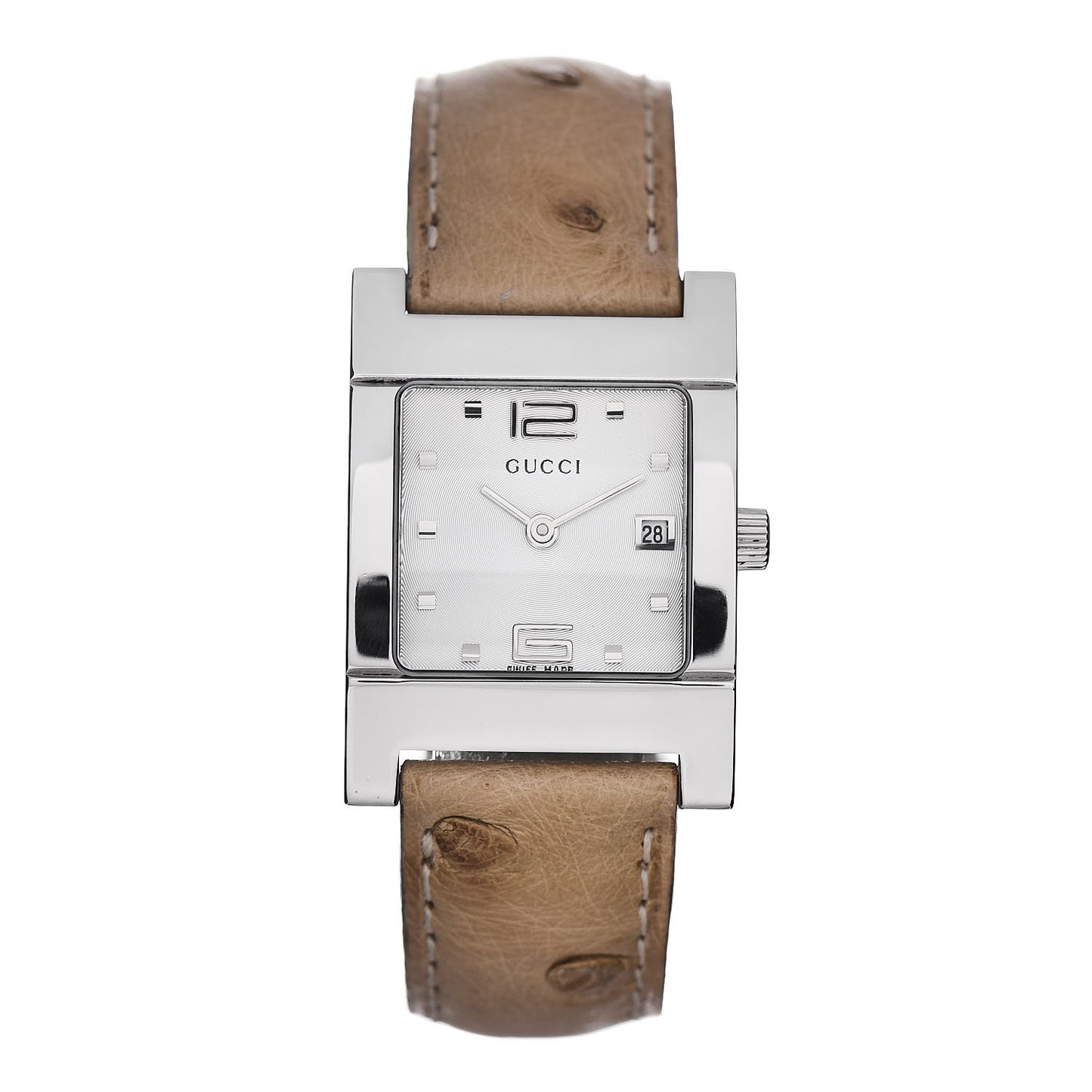 Stainless Steel Ostrich 24mm 7700L Quartz Watch