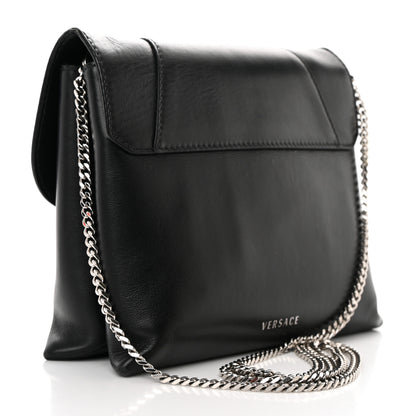 Versace Vitello Virtus Chain Clutch Black 2 of 17