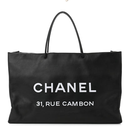 Chanel Calfskin Large Essential 31 Rue Cambon Tote Black 1 of 14