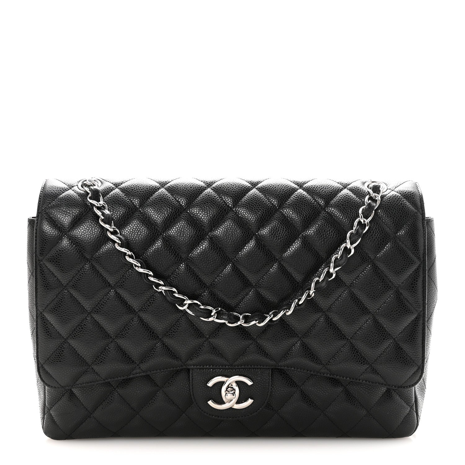 Chanel Caviar Quilted Maxi Double Flap Black 1 of 11
